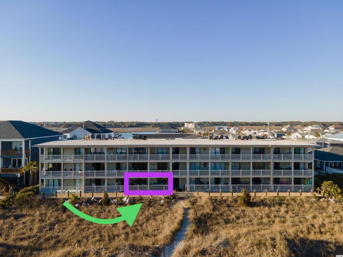 Beautiful Beachfront-Oceanfront First Floor 2Br 2Ba Condo In Cherry Grove, North Myrtle Beach! Renovated With A Fully Equipped Kitchen, 3 Separate Beds, Pool, Private Patio & Steps To The Sand! Exterior photo
